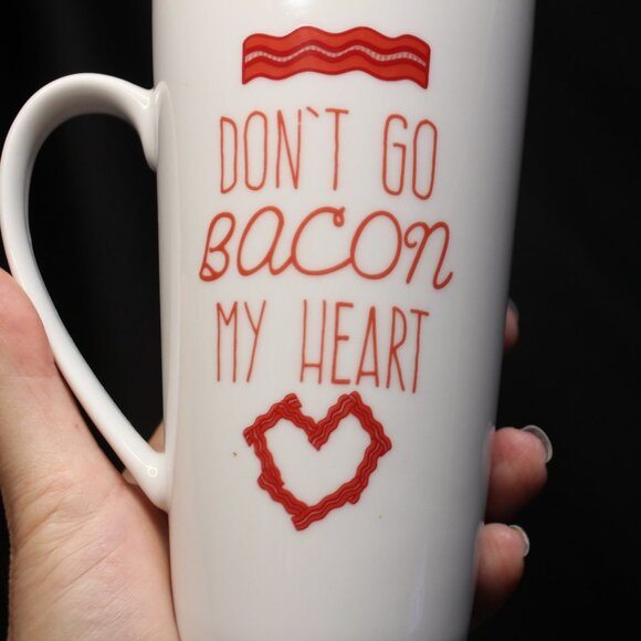 Don't Go Bacon My Heart Coffee Tea Tall Novelty Mug - Picture 11 of 11